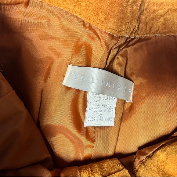 Vintage High-Waisted the limited leather shorts pleated size 8 - Picture 3 of 3